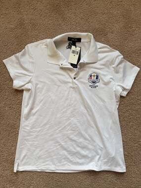 RLX Ralph Lauren 2025 Ryder Cup Bethpage Black Women's Golf Performance Polo - W